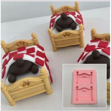 Imagem de Molde De Silicone Cabeceira, Cama