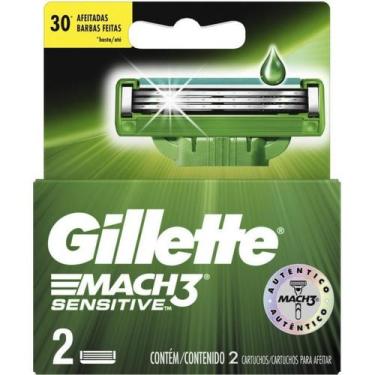 Imagem de Carga Para Aparelho De Barbear Gillette Mach3 Sensitive 2 Unidades - G