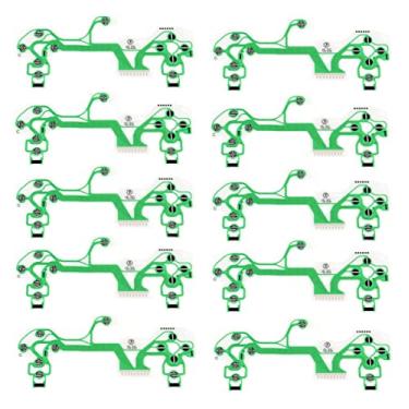 Imagem de ND Game Controlador Circuito Filme Cabo Fita Teclado Condutivo Flex PCB JDM-040 Substituição para PS4 Pro
