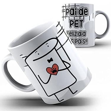 Imagem de Genérico Caneca Verde Papai Flork Pai de Pet - Cerâmica 325 ml