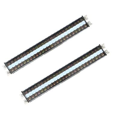 Imagem de Bloco de terminais de cabo, 2 peças à prova de poeira, bloco de barreira de cabo à prova d'água para de distribuição de energia T1525