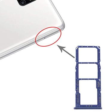Imagem de HUANGYUNCHAO Acessórios telefônicos Bandeja de cartão SIM + Bandeja de cartão SIM + Bandeja de cartão Micro SD para Samsung Galaxy M51 SM-M515 Substituição do telefone celular