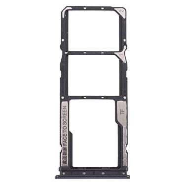 Imagem de HUANGYUNCHAO Acessórios telefônicos Bandeja de cartão SIM + bandeja de cartão SIM + bandeja de cartão Micro SD para Xiaomi Poco M3 M2010J19CG M2010J19CI Substituição do telefone celular