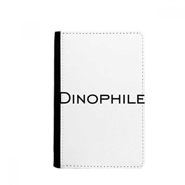 Imagem de Porta-passaporte Dinófilo elegante Palavra Notecase Burse Carteira Capa Cartão Bolsa, Multicolor