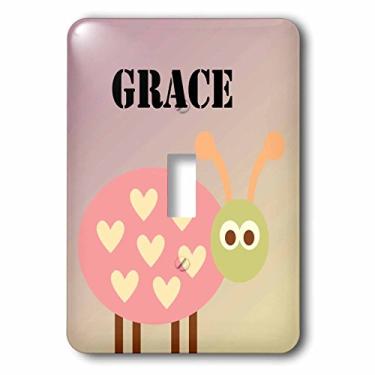 Imagem de 3dRose lsp_181254_1"Grace Pink Ladybug Girls nome único interruptor
