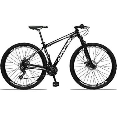 Imagem de Bicicleta Aro 29 Drais 21v Câmbio Shimano Freio a disco MTB Aluminun PRETO+BRANCO 21