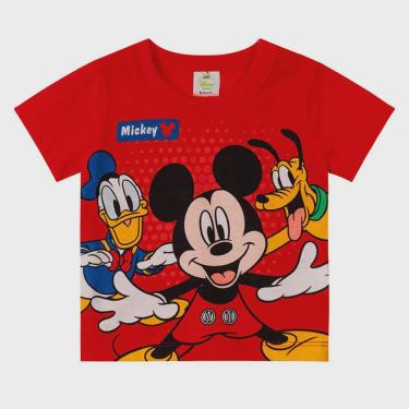Imagem de Camiseta manga curta meia malha disney baby mickey ref: 35260 p/g