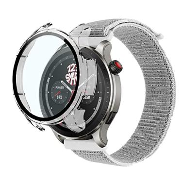 Imagem de Pulseira De Nylon + Capa protetora Case pelicula de vidro marca 123smart Compativel com GTR4 GTR 4 A2166