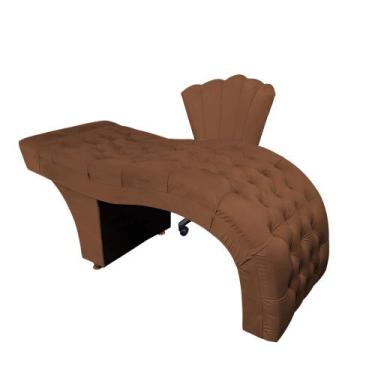 Imagem de Kit Maca Estética De Luxo 60 Cm Com Cadeira Mocho - In-9 Decor