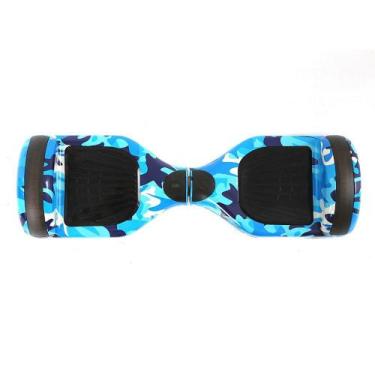 Imagem de Hoverboard Bluetooh 6,5 - Camuflado Azul - Com Led - Smart Balance