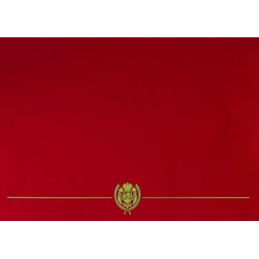 Imagem de Capa de Certificado Red Classic Crest