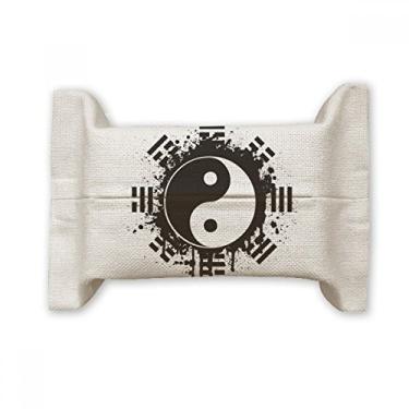 Imagem de China Taichi Oito Diagramas Tinta Facial Papel Papel Papel Papel Papel Lenço Saco Algodão