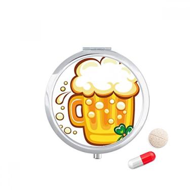 Imagem de Clover Yellow Beer Ireland St.Patrick's Day Caixa de armazenamento de remédios