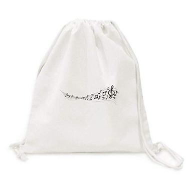 Imagem de Mochila Terweavg 5-le Staff azul lona cordão bolsa compras viagem viagem