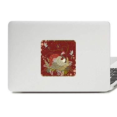 Imagem de Adesivo de vinil com asas de flores Ukiyo-e folhas de pássaro decoração de PC