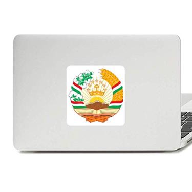 Imagem de Adesivo de vinil com emblema nacional da Ásia do Tajiquistão para laptop decoração de PC