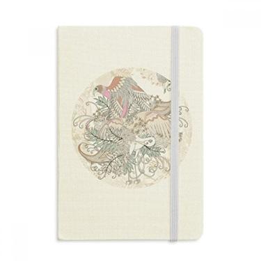 Imagem de Caderno de folhas Ukiyo-e de árvore de flores com capa dura de tecido oficial