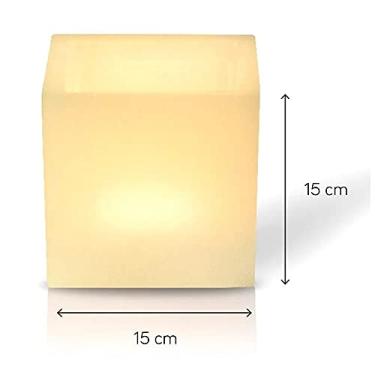 Imagem de VELA LUMINARIA QUADRADA 15 X 15 X 15 CM - UN