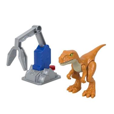 Mattel Imaginext Jurassic World Dinossauro Brinquedo T-Rex Ação de luta