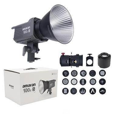 Imagem de Aputure Amaran 100D S Bowens Mount LED Luz de estúdio de vídeo com Amaran Spotlight SE Kit de lente de 36 graus