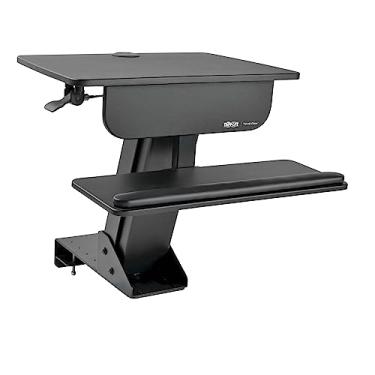 Imagem de Tripp Lite Estação de trabalho de mesa Sit Stand, mesa de pé ajustável com grampo