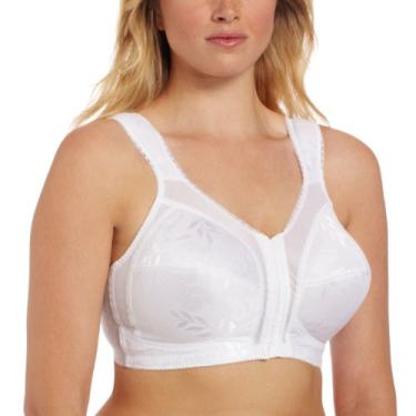 Imagem de Sutiã Playtex feminino plus size com fecho frontal e costas flexá­veis