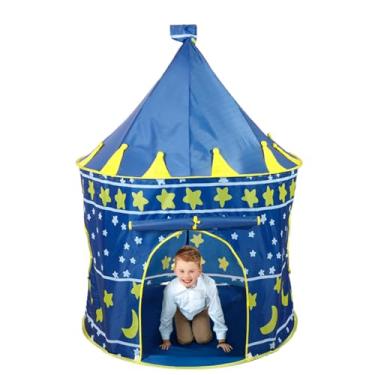 Imagem de Barraca Infantil Divertida Dobravel Cabaninha Tenda Toca Infantil Cor:Azul
