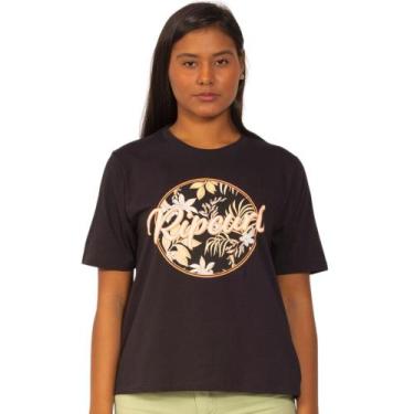 Imagem de Camiseta Feminina T-Shirt Rip Curl Sun Dance Filter Preta Gte036290