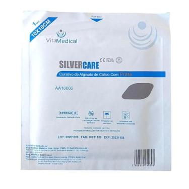 Imagem de Curativo De Alginato Cálcio Com Prata Feridas Infectadas Pacote Com 01 Unidade 10x10cm AA16066