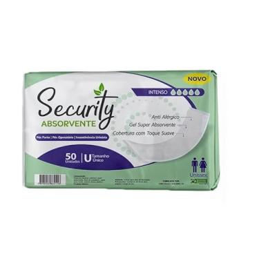 Imagem de Absorvente Geriátrico Security 50 Unidades pós Parto Pós Operatório Incontinência Urinaria