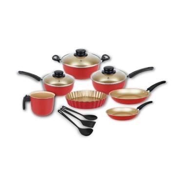 Imagem de Conjunto Jogo Panelas 10 Peças Antiaderente Teflon