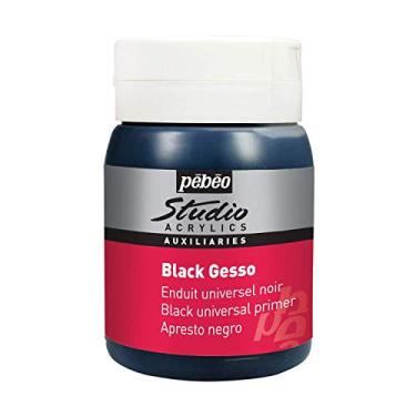 Imagem de GESSO ACRILICO BLACK PEBEO 500ML 524135