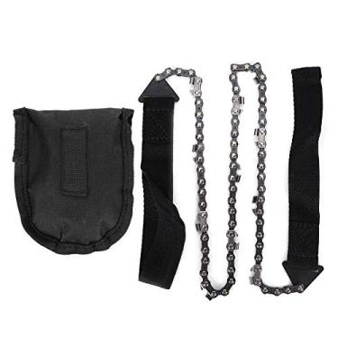 Imagem de Motosserra de bolso, corrente de mão em bolsa, equipamento de sobrevivência ao ar livre, emergência, corrente, dobrável, serra manual, árvore, membro, corda de mão, para jardim, emergência,