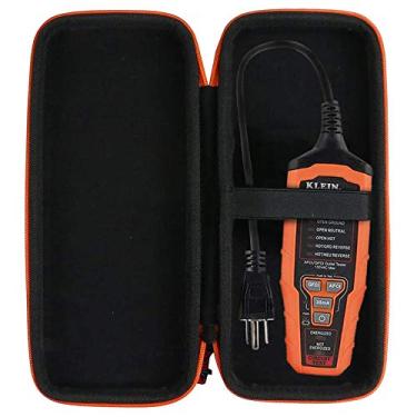 Imagem de khanka Capa de viagem rígida de substituição para testador de dispositivo de saída de circuito Klein Tools ET250/RT310 AFCI/GFCI, somente capa