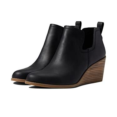 Imagem de TOMS Bota feminina Kallie, Couro preto, 12