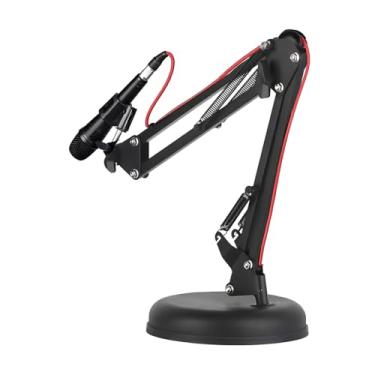 Imagem de Pedestal Suporte Articulado Base Móvel De Mesa P/Microfone