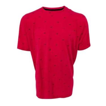 Imagem de Camiseta Hollister Masculina Icon Print Graphic Vermelha-Masculino