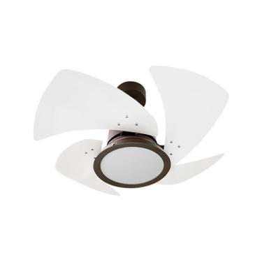 Imagem de Venti-Delta Ventilador de Teto Tornado LED 4 Pás Laqueadas 220 V C3V, 614219, 130 W, Marrom