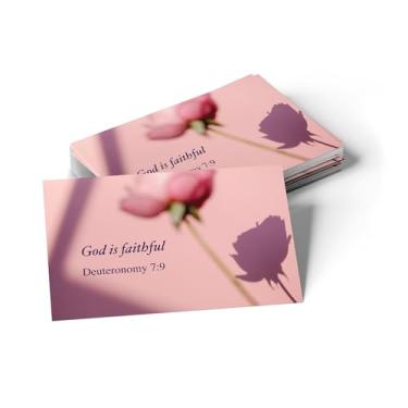 Imagem de Pass It On Scripture Cards, Praise, Deut 7:9 - Pacote com 25 cartas cristãs inspiradoras com incentivo às escrituras, cartas de versículo bíblico para devocional, estudo da Bíblia, memorização e