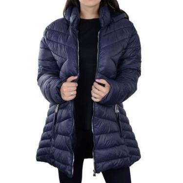 Imagem de Jaqueta Feminina Facinelli City Lady Plus Size Azul Marinho - 628035-Feminino