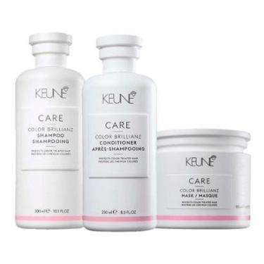 Imagem de Kit Keune Care Color Brillianz - Shampoo e Condicionador e Máscara de Cuidado da Cor 200 ml-Unissex