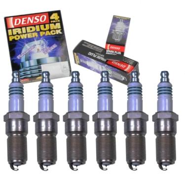 Imagem de 6 velas de ignição DENSO Iridium Power compatíveis com Chrysler Town & Country 3.3L 3.8L V6 2001-2010