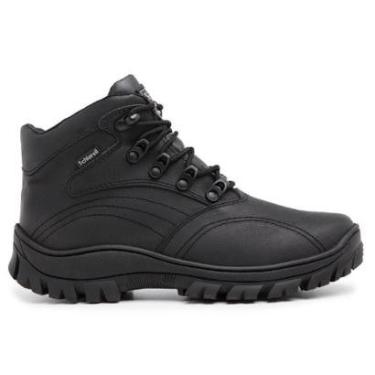 Imagem de Bota Masculina Militar Coturno Couro Confortável Macio NL317-Masculino