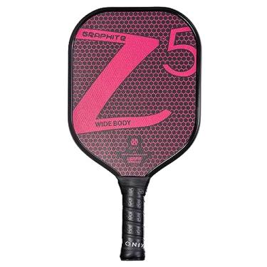 Imagem de ONIX Raquete de Pickleball Graphite Z5 (face de fibra de carbono grafite com superfície de textura áspera, aderência confortável e núcleo de favo de mel Nomex para toque, controle e energia), rosa