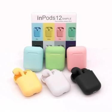 Imagem de Fone De Ouvido Sem Fio Bluetooth Touch Colorido Inpods Top - TSW
