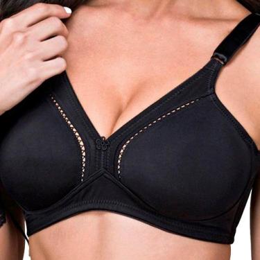 Imagem de Sutiã Sustentação Gallard Control Demillus 78808/78908 Taça B, Preto, 