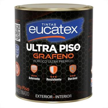 Imagem de Tinta eucatex ultra piso 900ml grafeno branco acrilico premium