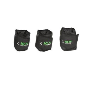 Imagem de Kit Caneleira Tornozeleira De Peso 2,3 E 4 Kg - Kl Master Fitness