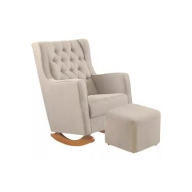 Imagem de Poltrona Amamentação Balanço Com Puff Versão Premium Itália - Commerce