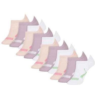 Imagem de Kit Com 12 Pares De Meias Infantil Kids Modelo Sapatilha Em Algodão Co